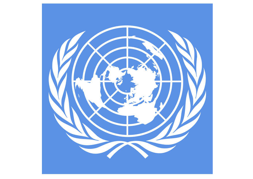 drapeau de lorganisation des nations unies Image drapeau de lorganisation des nations unies
