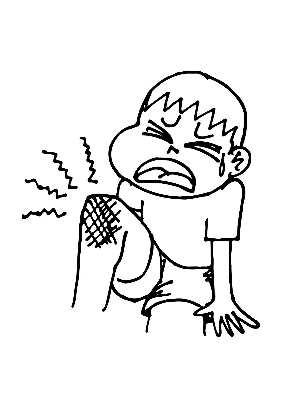 droit aux soins personnels Coloriage droit aux soins personnels