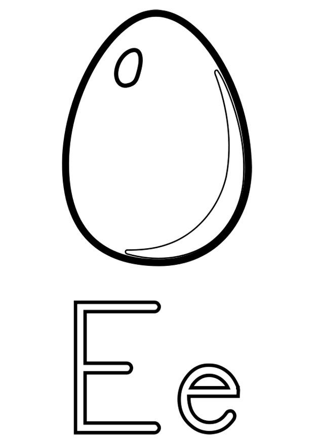 e Coloriage e
