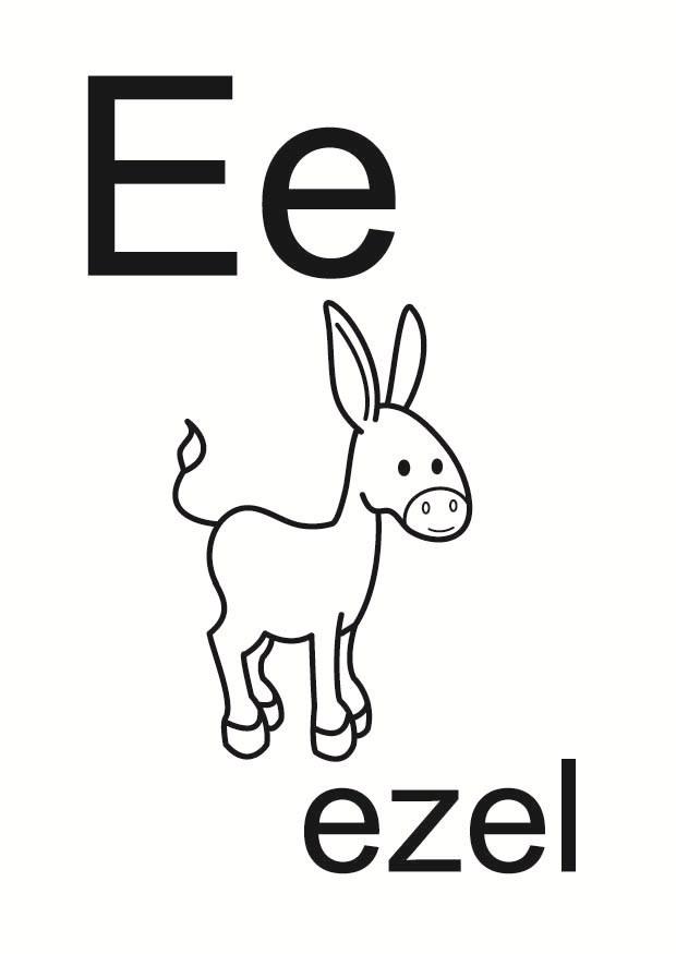 e Coloriage e