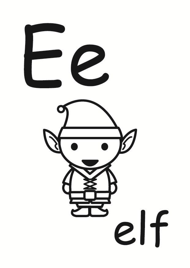 e Coloriage e