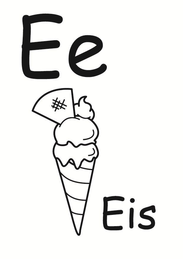 e Coloriage e