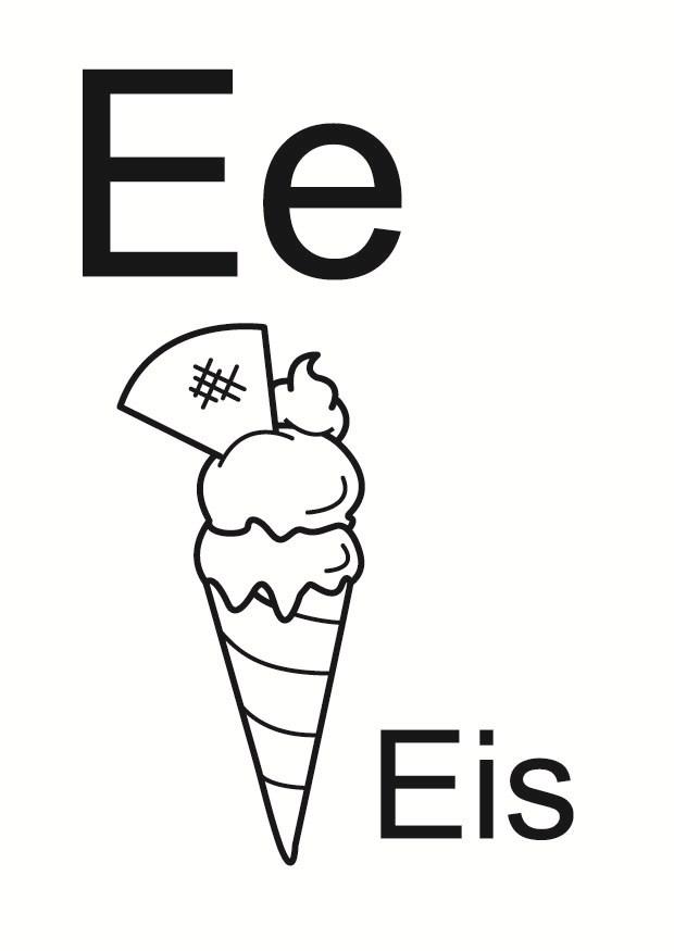 e Coloriage e