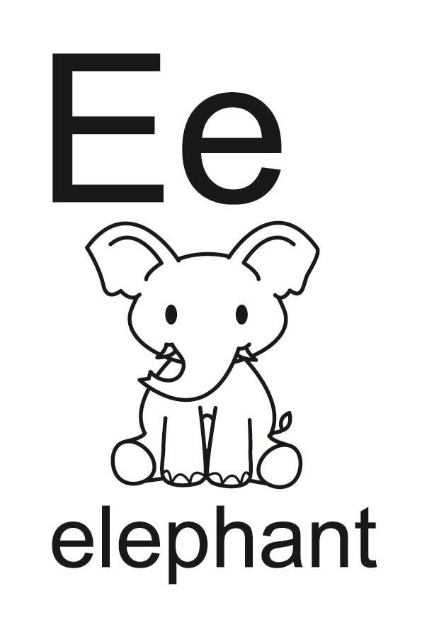 e Coloriage e