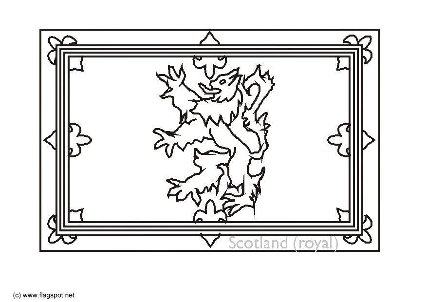 ecosse Coloriage ecosse