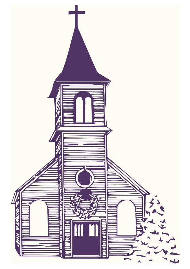 A©glise en hiver Image A©glise en hiver