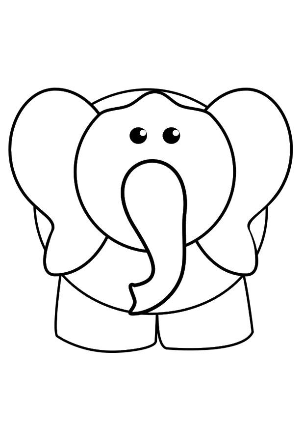A©lA©phant Coloriage A©lA©phant