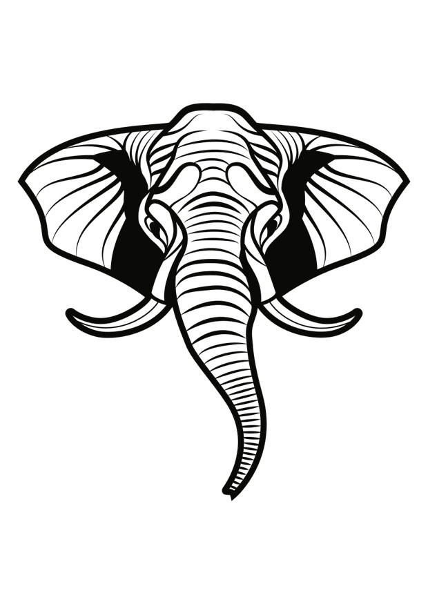 elephant Coloriage elephant