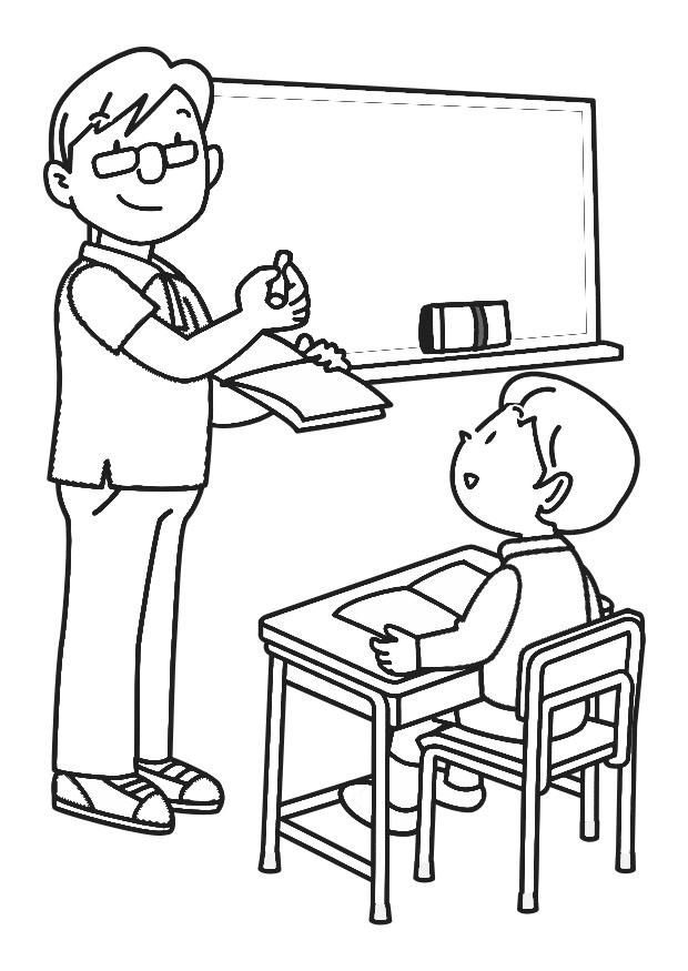 en classe Coloriage en classe