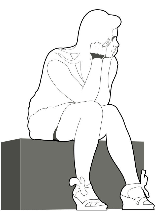 ennui Coloriage ennui