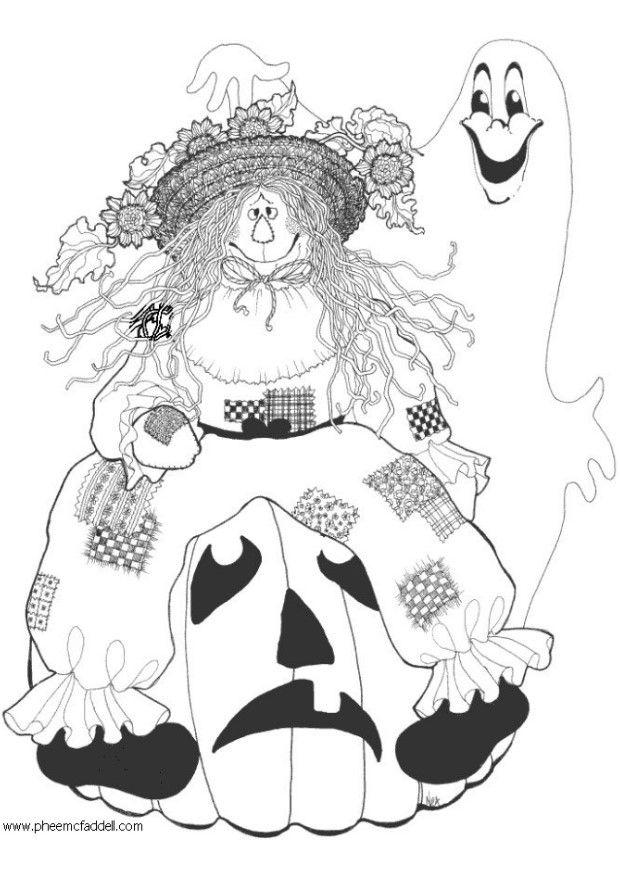 A©pouvantail Coloriage A©pouvantail