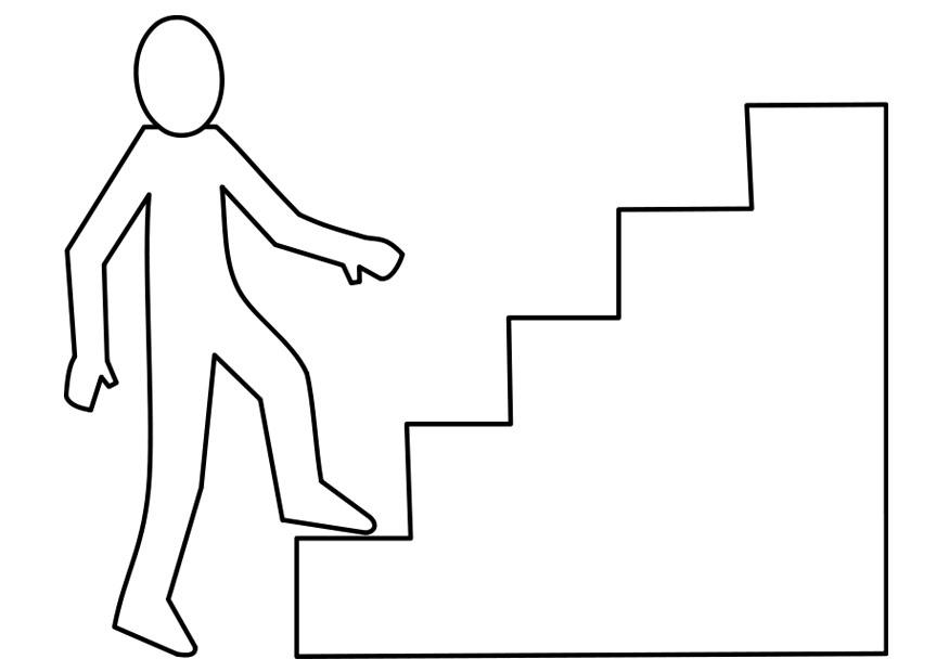 escalier Coloriage escalier