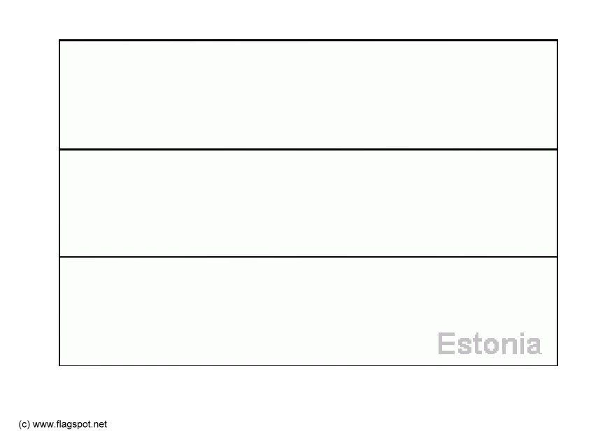 estonie Coloriage estonie