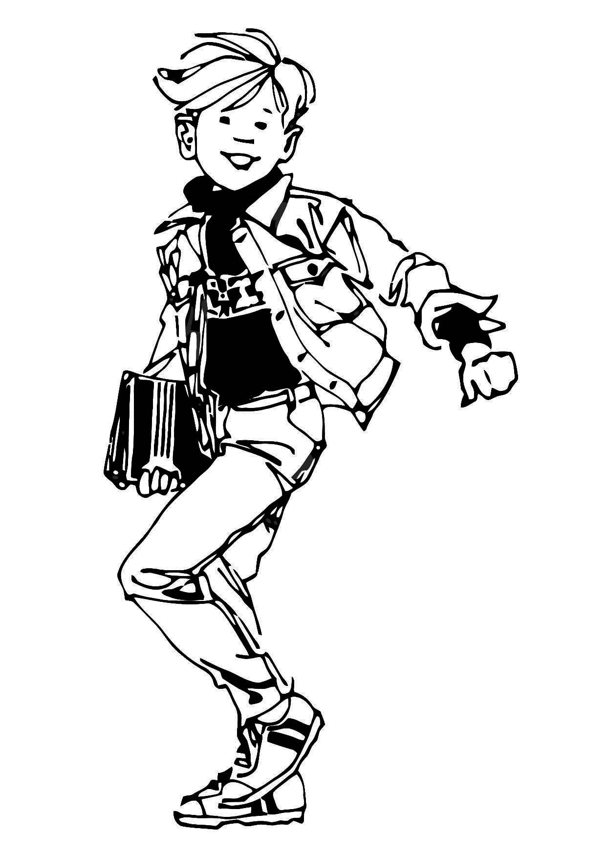 A©tudiant Coloriage A©tudiant