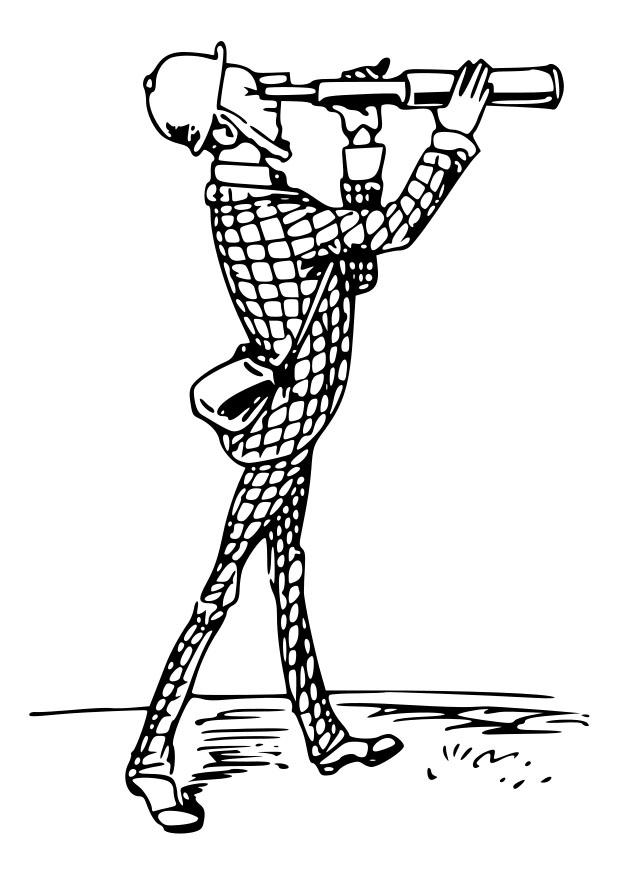 explorateur Coloriage explorateur