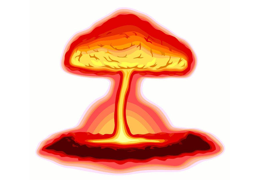explosion atomique Image explosion atomique