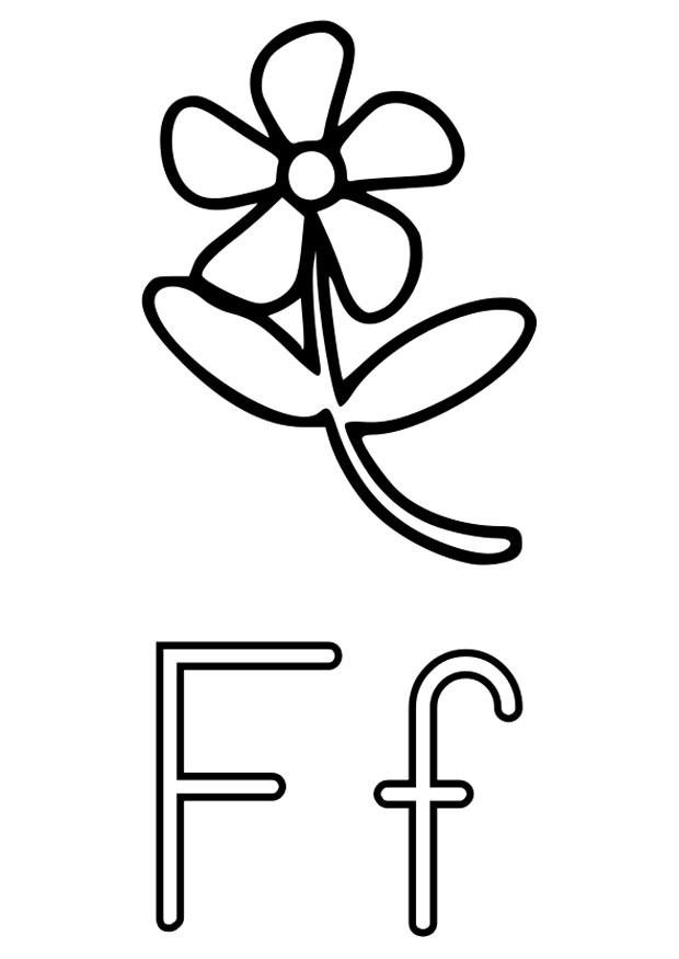 f Coloriage f