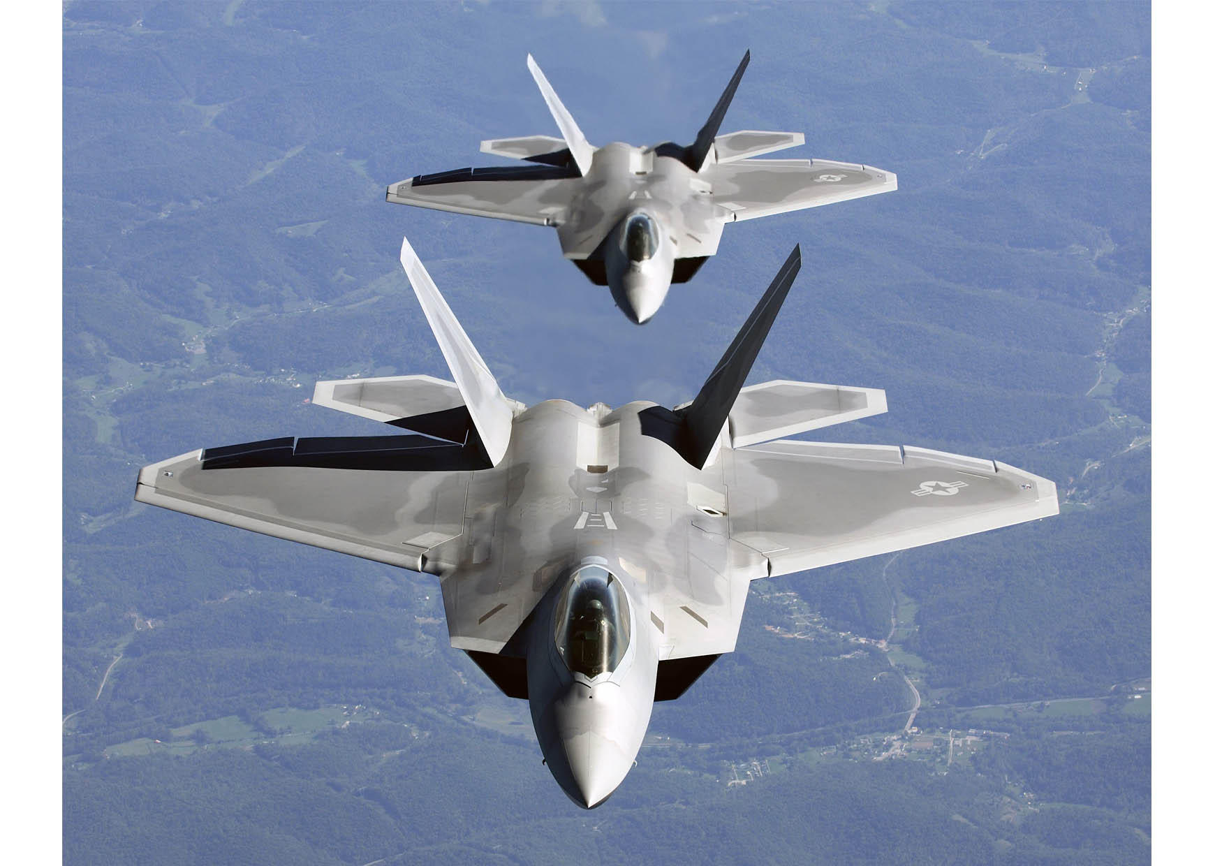 f-22a raptor en formation Photo f-22a raptor en formation