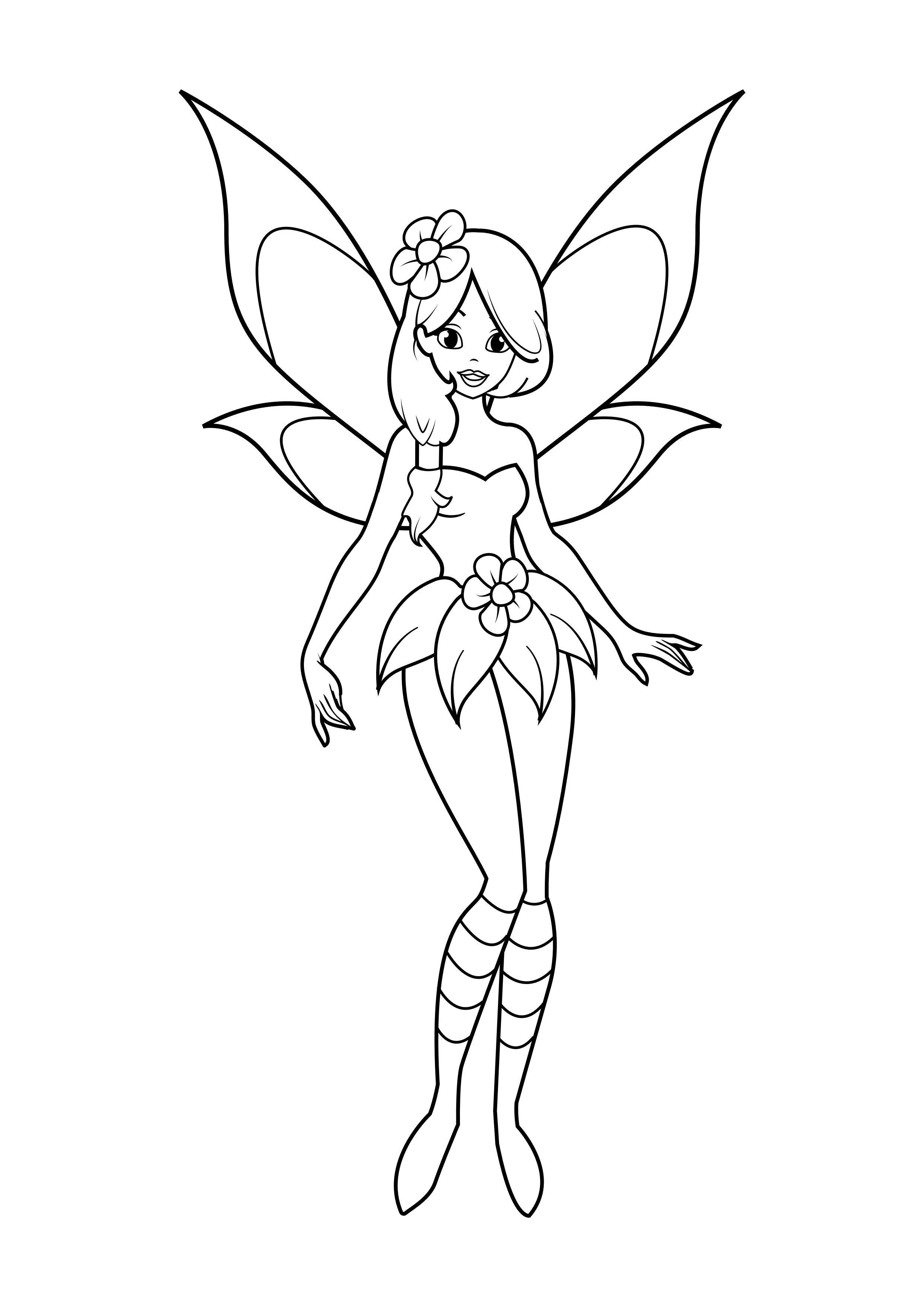 fA©e Coloriage fA©e
