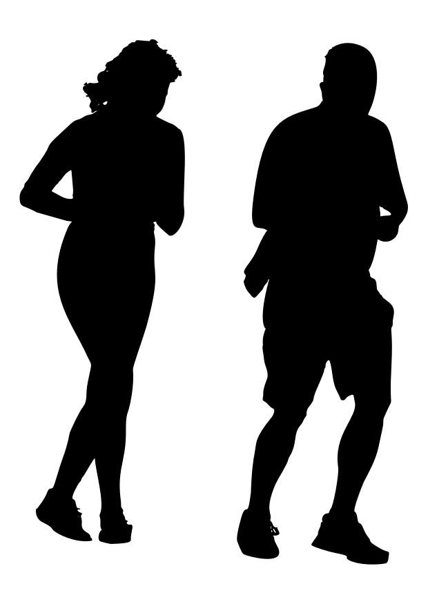 faire du jogging Coloriage faire du jogging