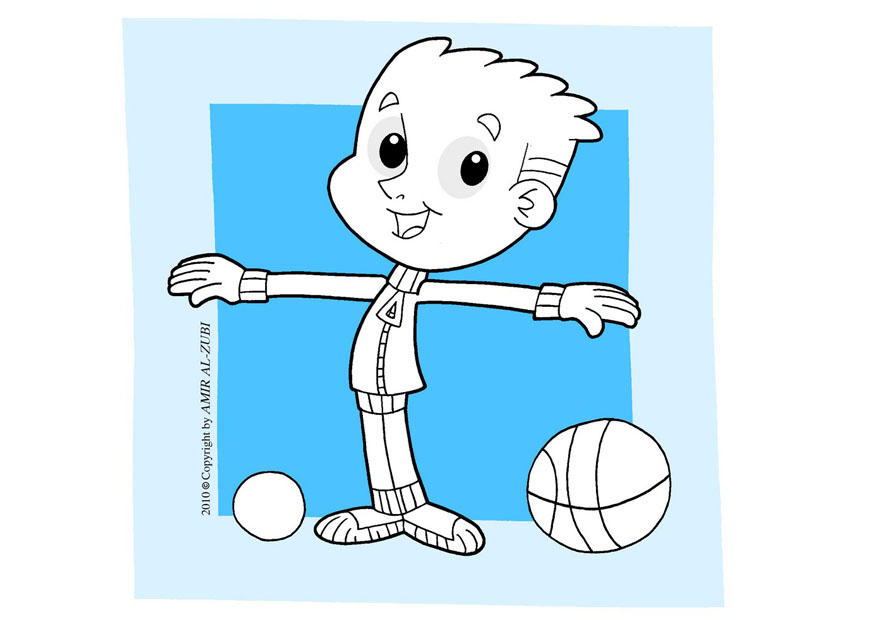 faire du sport Coloriage faire du sport