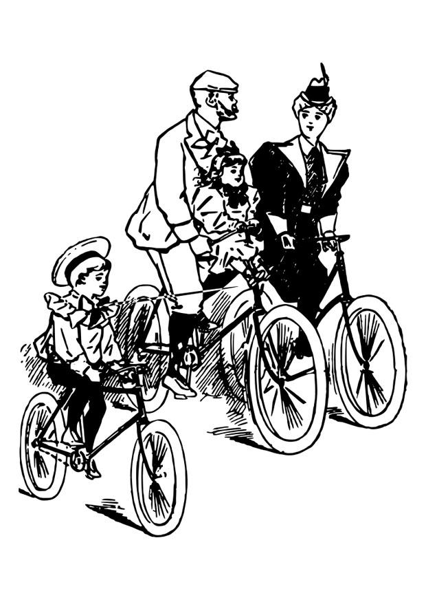faire du vA©lo Coloriage faire du vA©lo