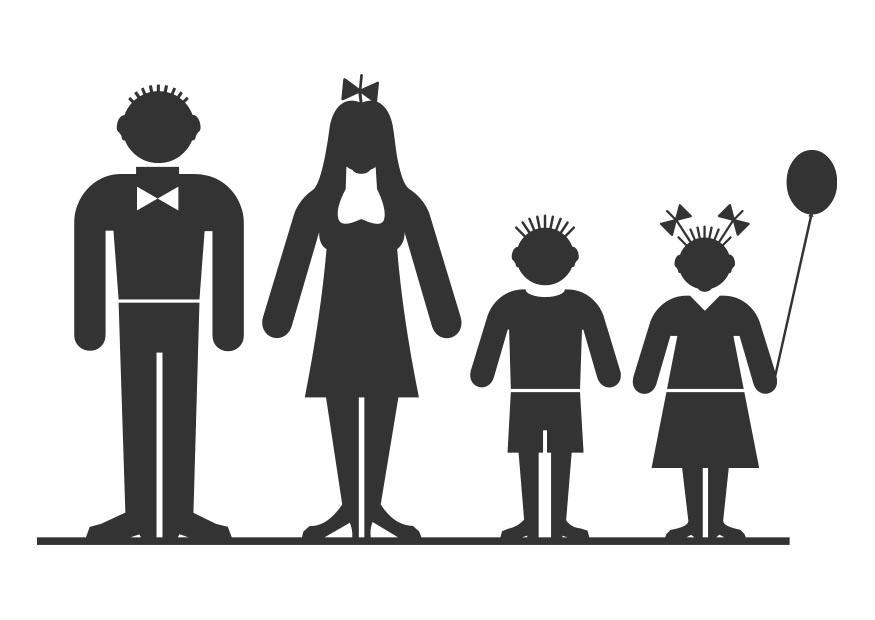 famille Coloriage famille