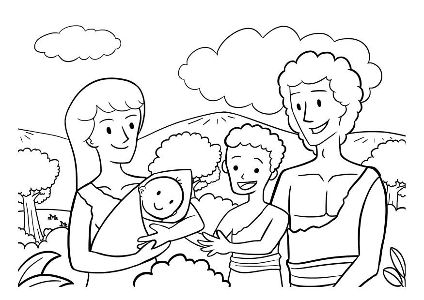 famille Coloriage famille