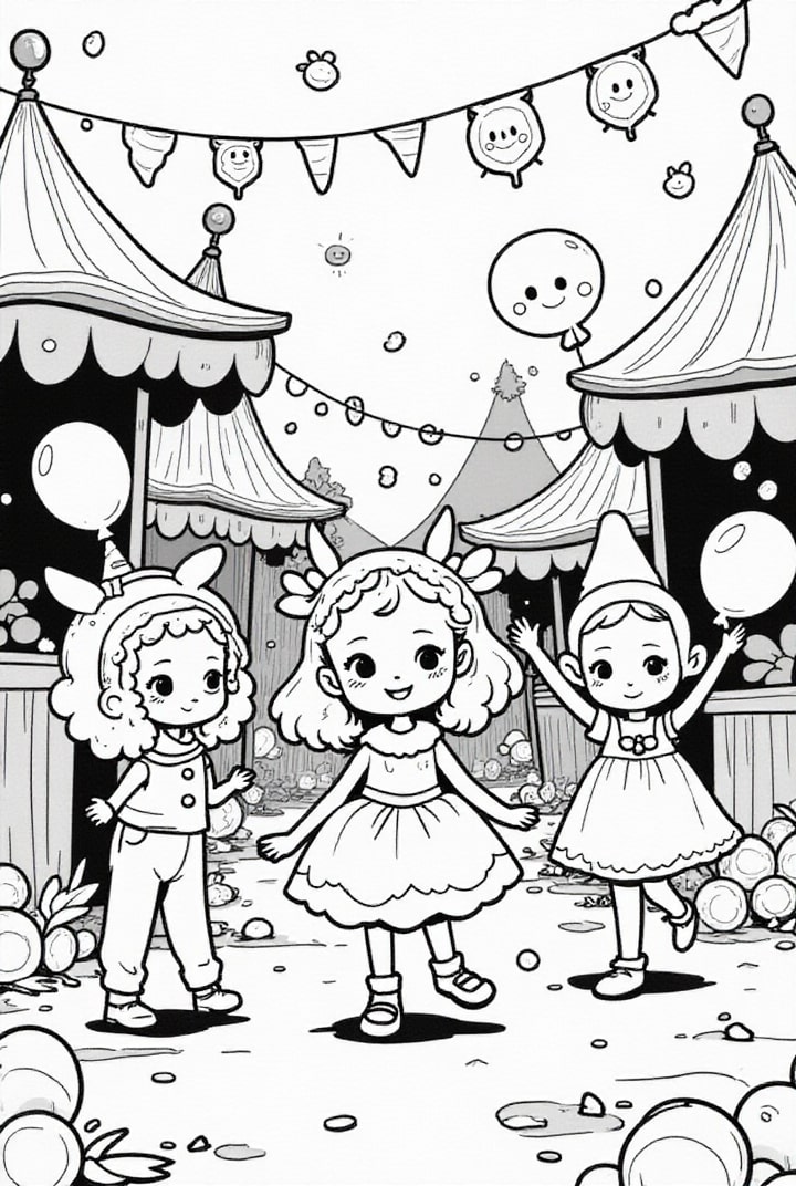 fAªte de carnaval Coloriage fAªte de carnaval