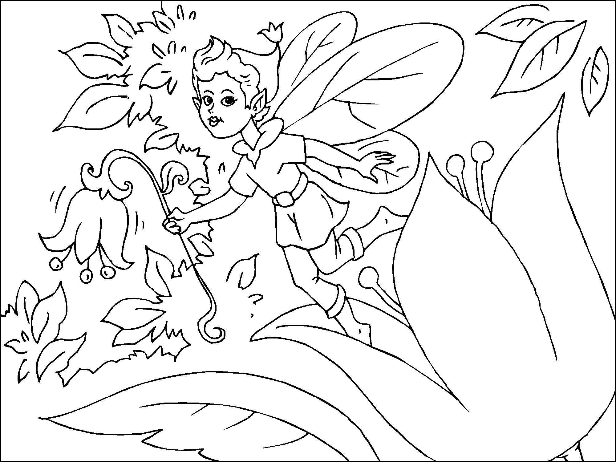 Coloriage fA©e