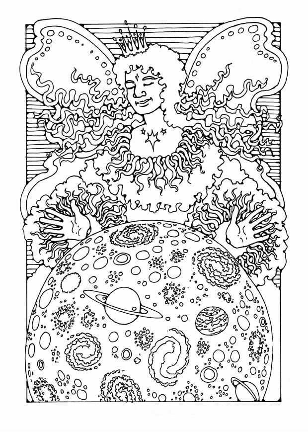 fA©e Coloriage fA©e