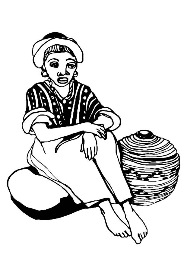 femme Coloriage femme