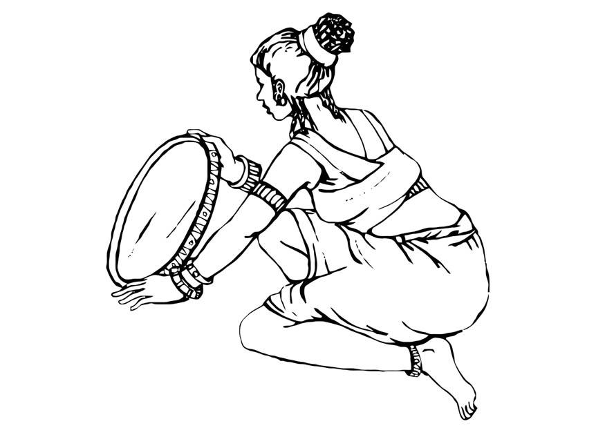 femme Coloriage femme