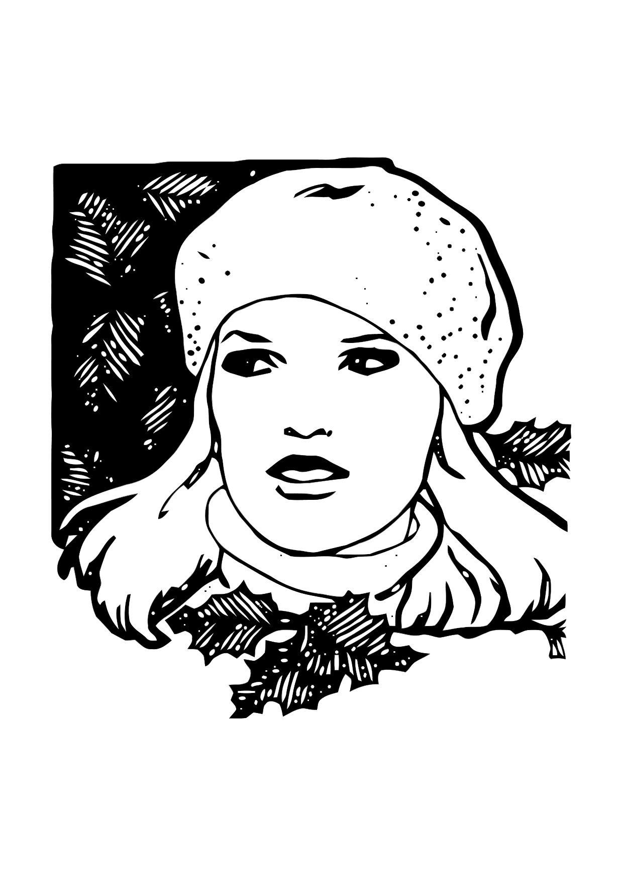 femme Coloriage femme