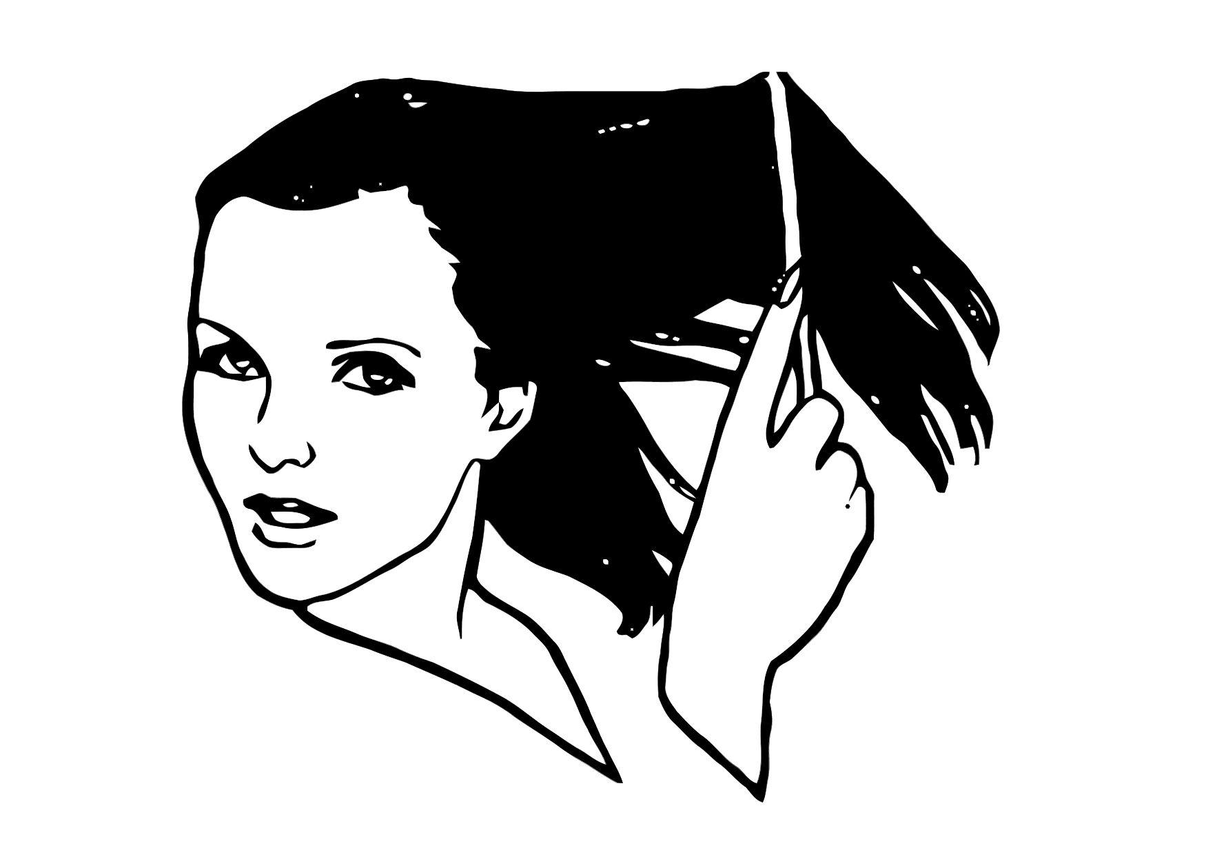 femme Coloriage femme