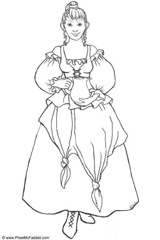 femme Coloriage femme