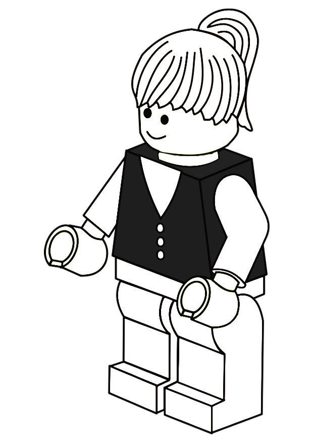 Coloriage femme daffaires