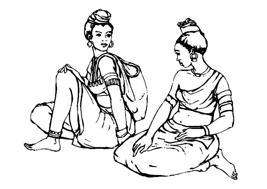 femmes Coloriage femmes