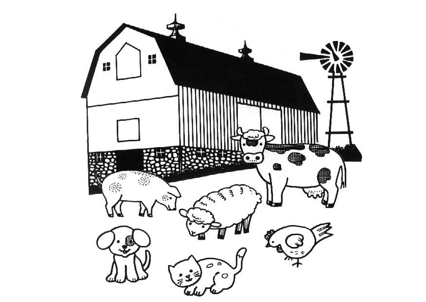 ferme Coloriage ferme