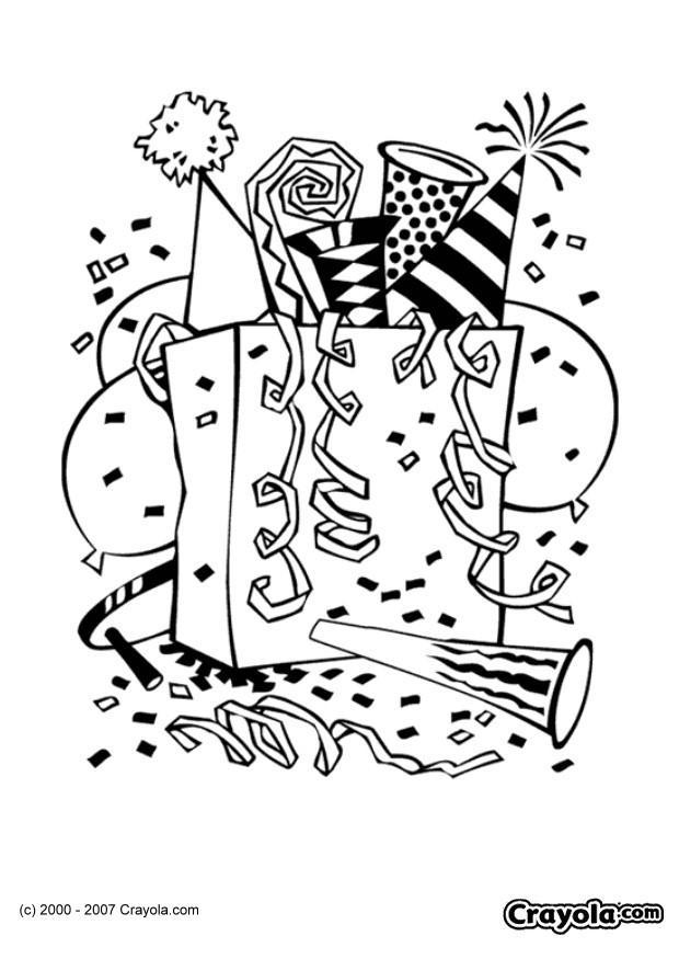 fAªte Coloriage fAªte
