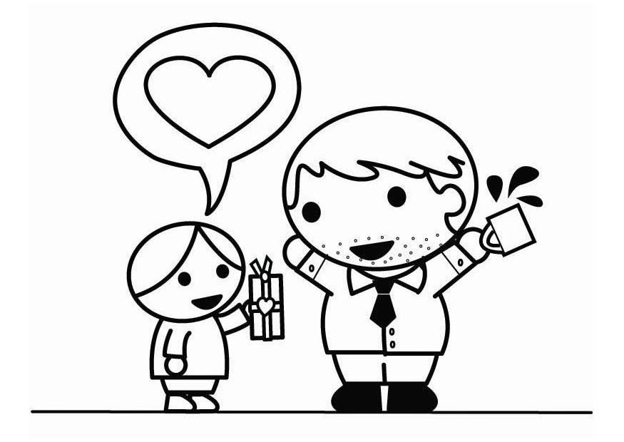 fAªte des pA¨res fils Coloriage fAªte des pA¨res fils