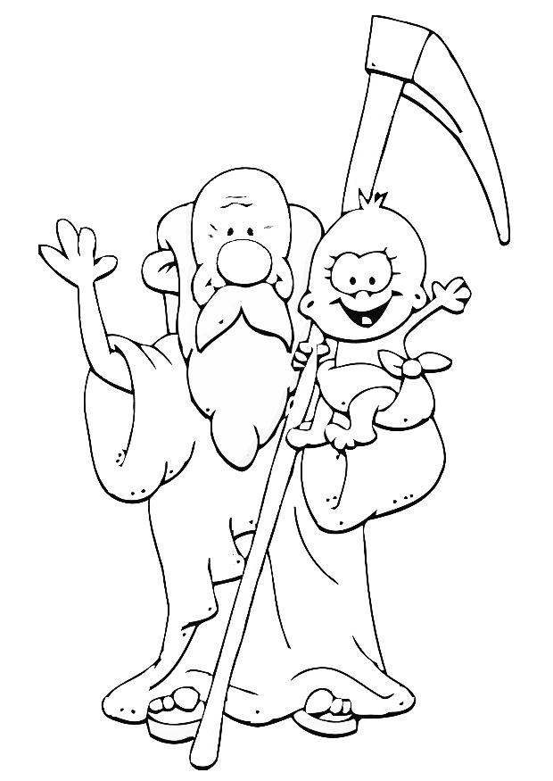 fAªte du pA¨re -nouvel an Coloriage fAªte du pA¨re -nouvel an