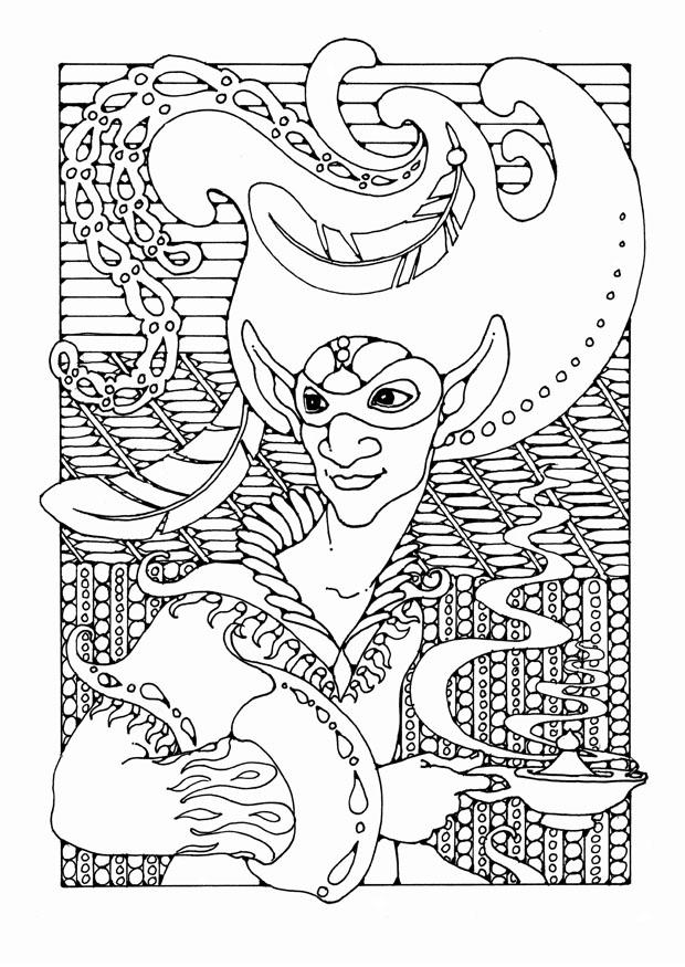 figure de conte Coloriage figure de conte