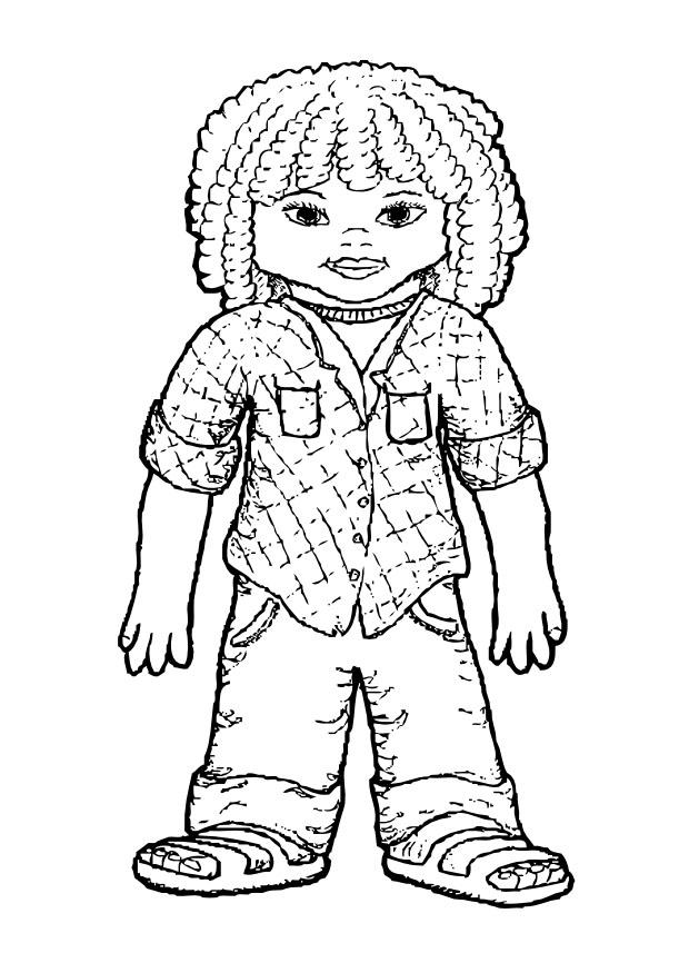 fille Coloriage fille