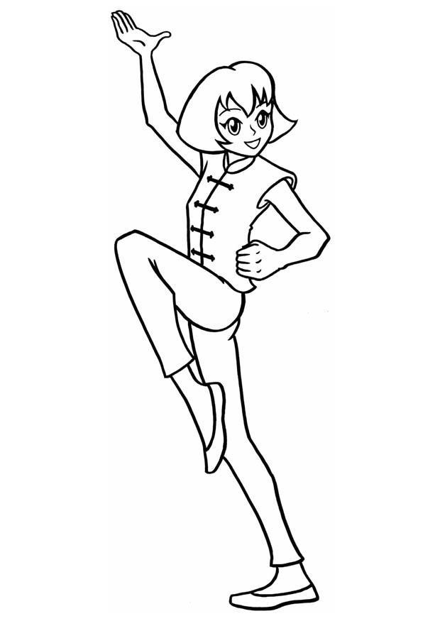 fille Coloriage fille
