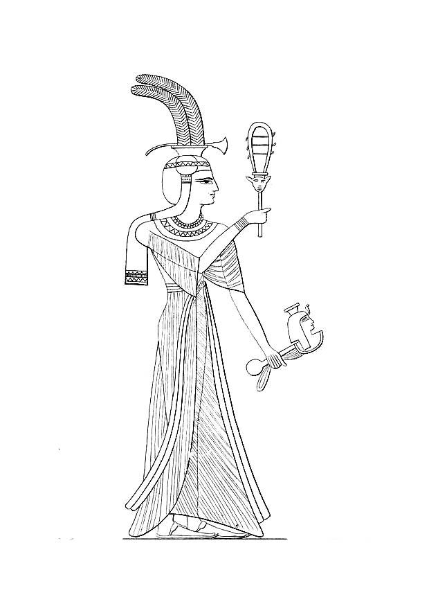 fille de ramses Coloriage fille de ramses