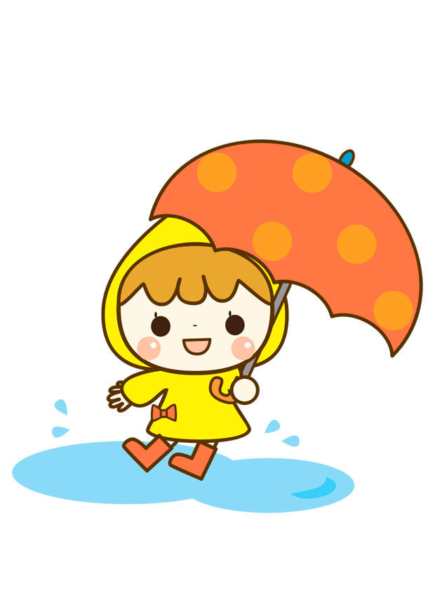 fille sous la pluie Image fille sous la pluie