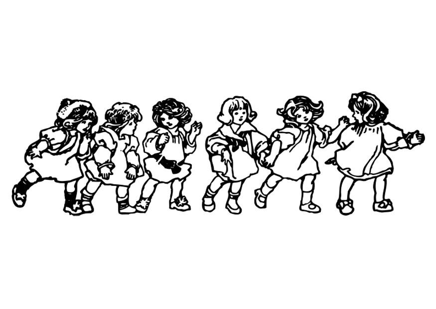 filles Coloriage filles