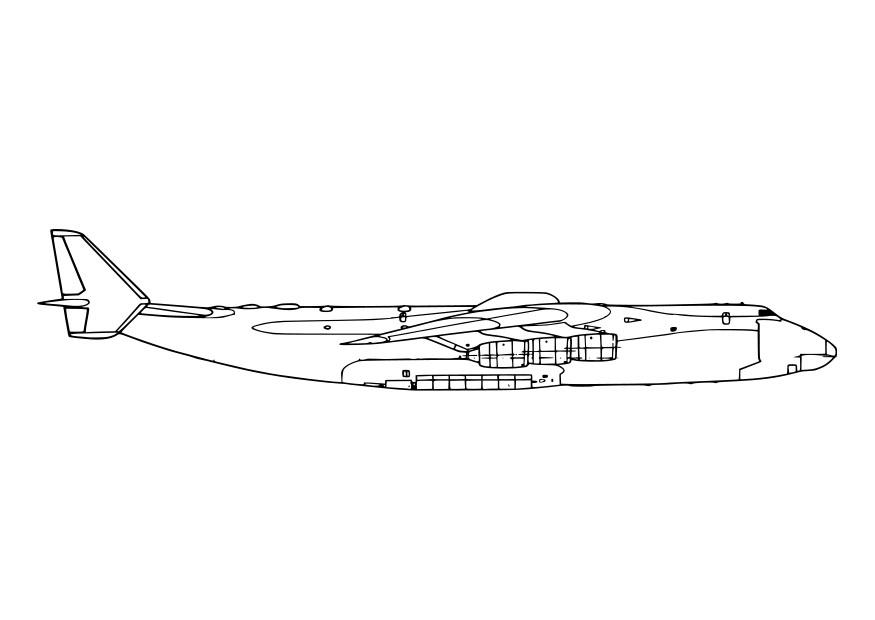 flanc dun avion Coloriage flanc dun avion