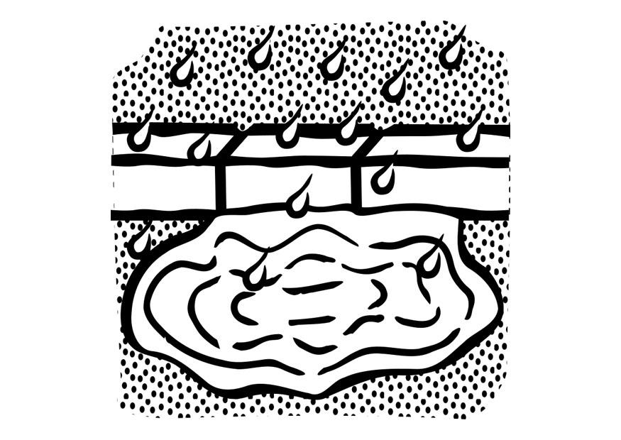 flaque deau Coloriage flaque deau
